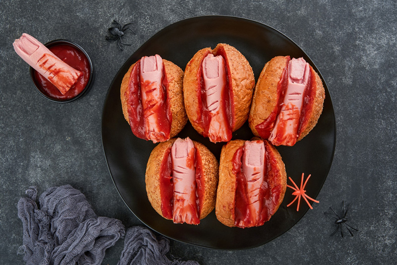 ฮอทด็อกนิ้วมือซอมบี้