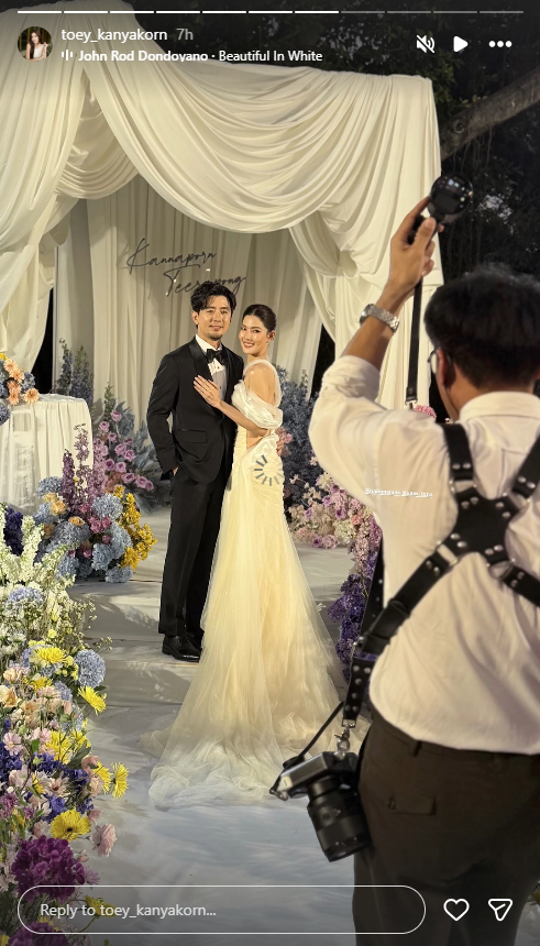 งานแต่ง น้ำหวาน กรรณาภรณ์