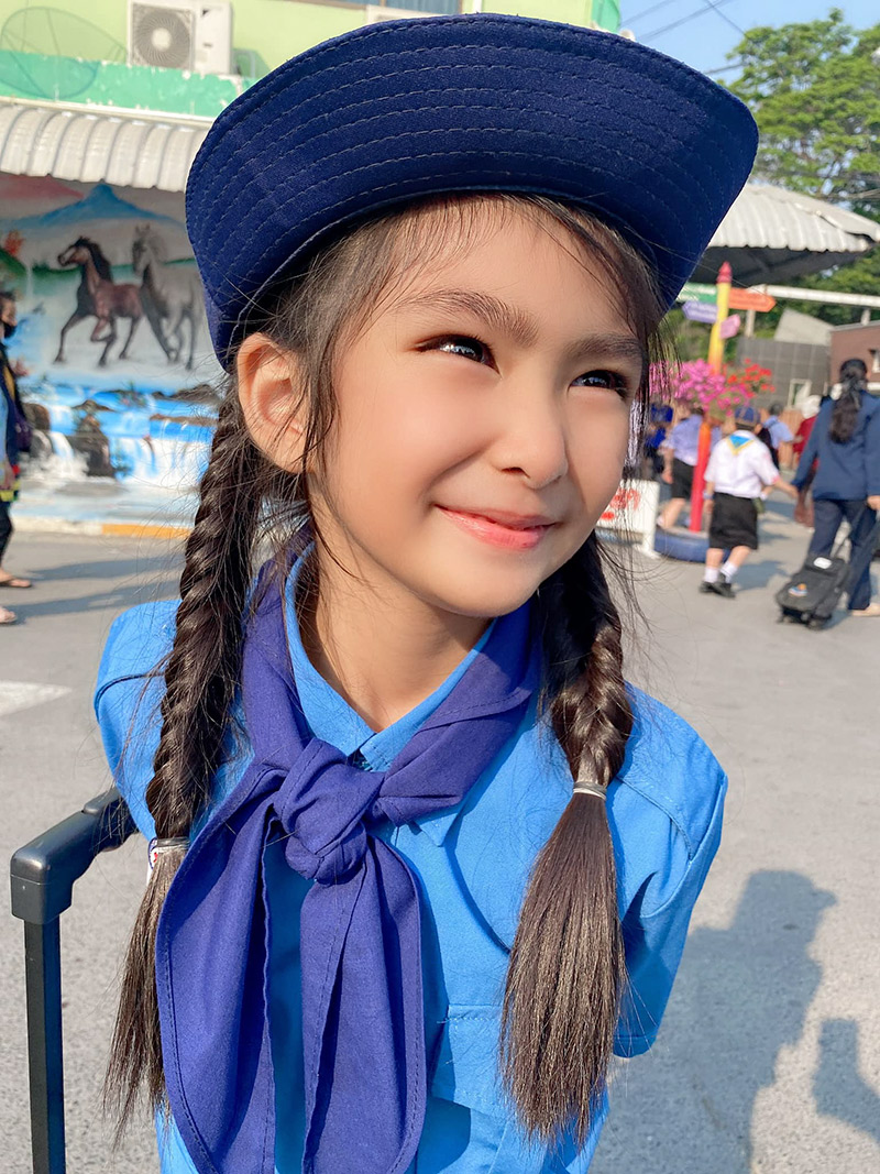 น้องผักบุ้ง ลูกสาว ทศพล หิมพานต์