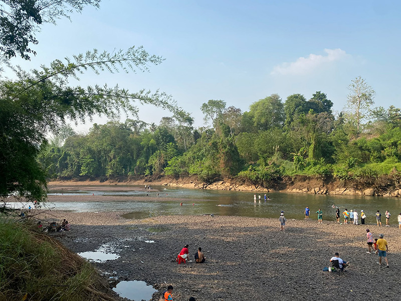 ท่าน้ำวัดปรังกาสี ทองผาภูมิ