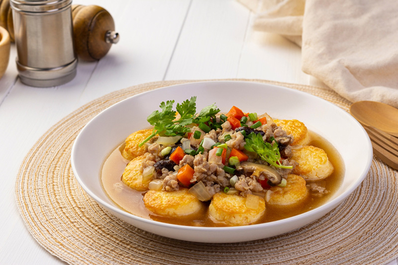 เต้าหู้ทรงเครื่อง เมนูมงคลตรุษจีน 2569 เมนูตรุษจีน 2026 เมนูอาหาร