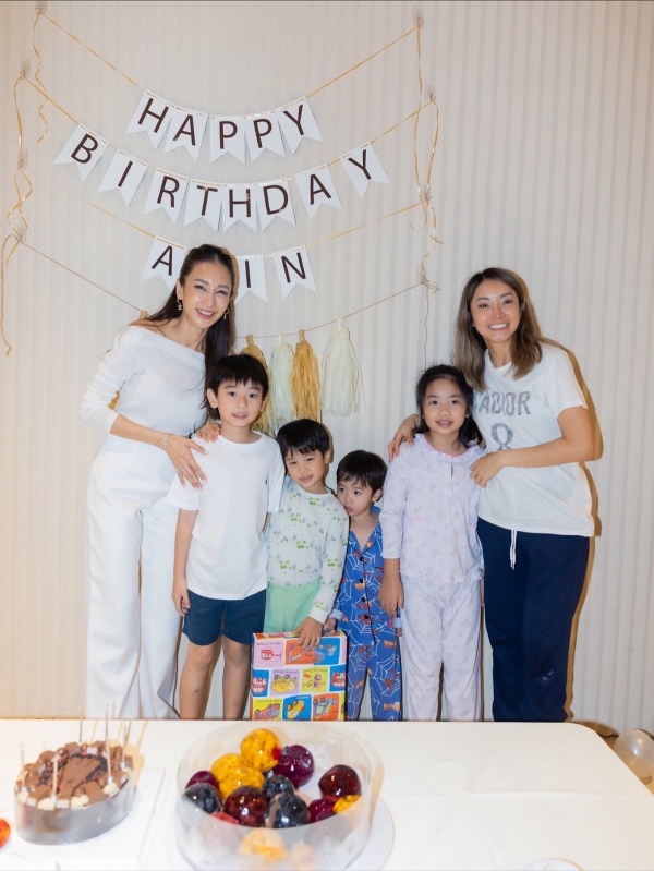  เนย โชติกา จัดปาร์ตี้วันเกิดให้ น้องอคิณ ลูกชายวัย 8 ขวบ 