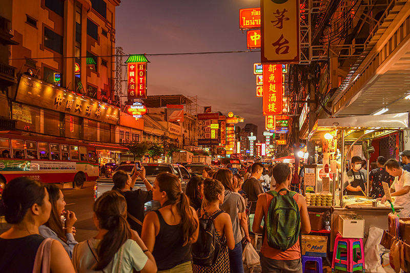 ตลาดกลางคืนเยาวราช