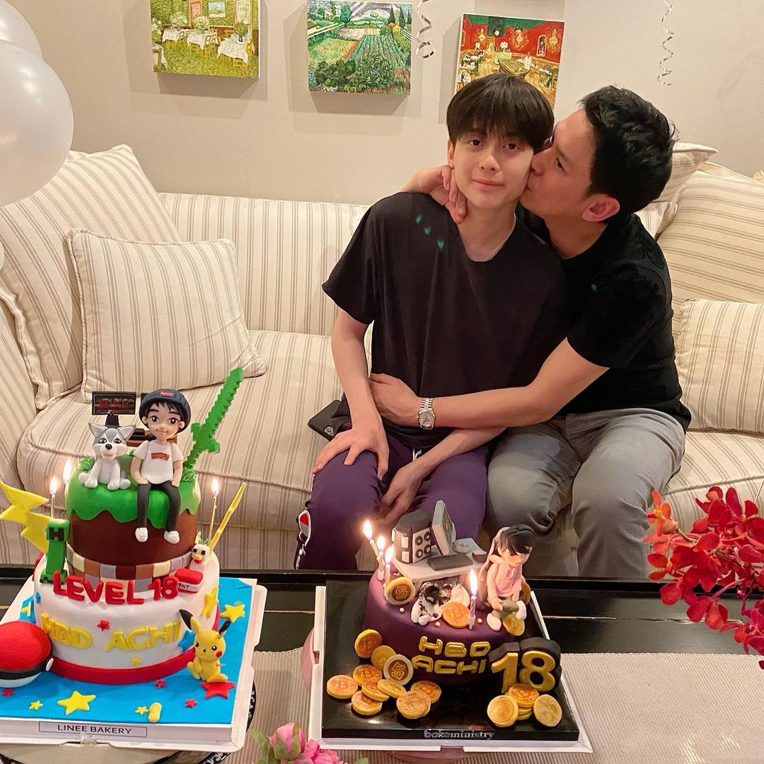 น้องอชิ ลูกชาย ฟลุค โบ