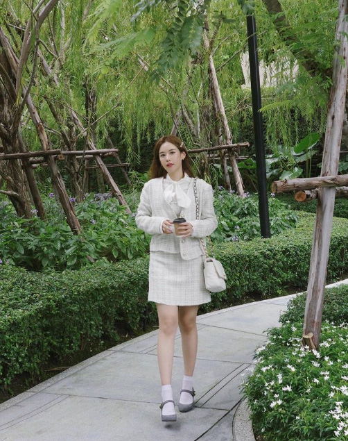 ฟาง ธนันต์ธรญ์ แต่งตัวลุคคุณหนู