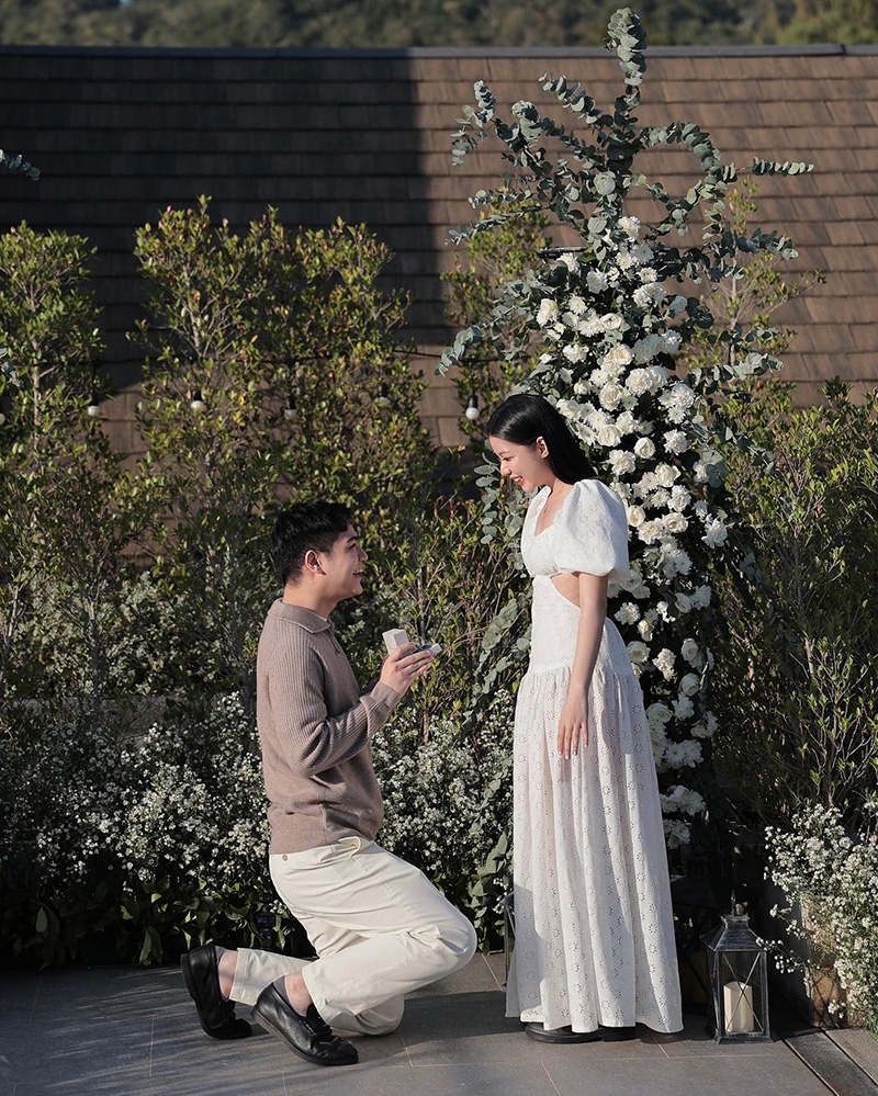 พี สาริษฐ์ คุกเข่าขอ พริมโรส แต่งงาน