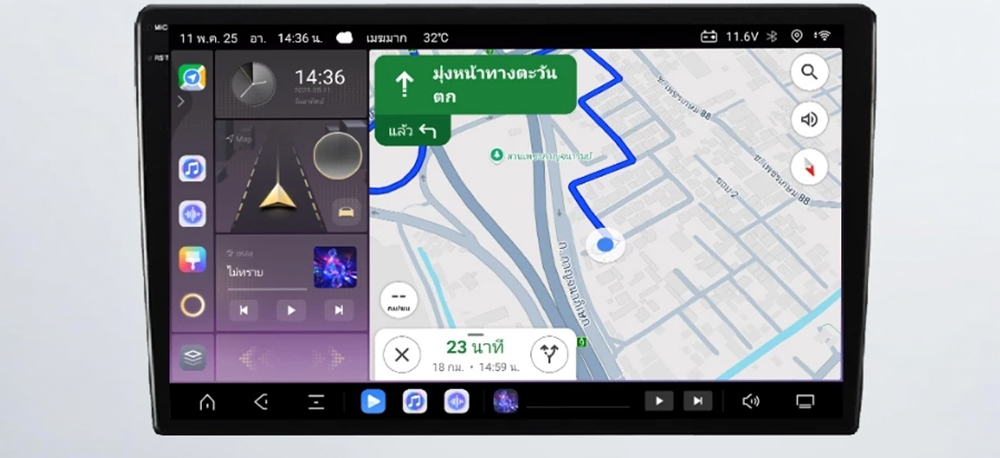 Alpha Finnix จอ Android ติดรถยนต์