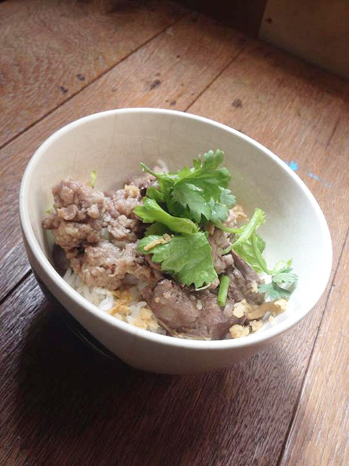 ข้าวต้มแห้ง เมนูแห้ง สูตรอาหาร