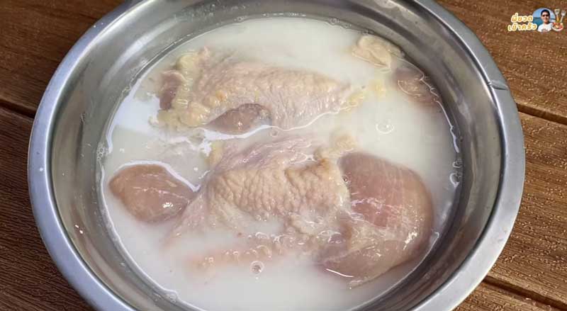 วิธีหมักอกไก่