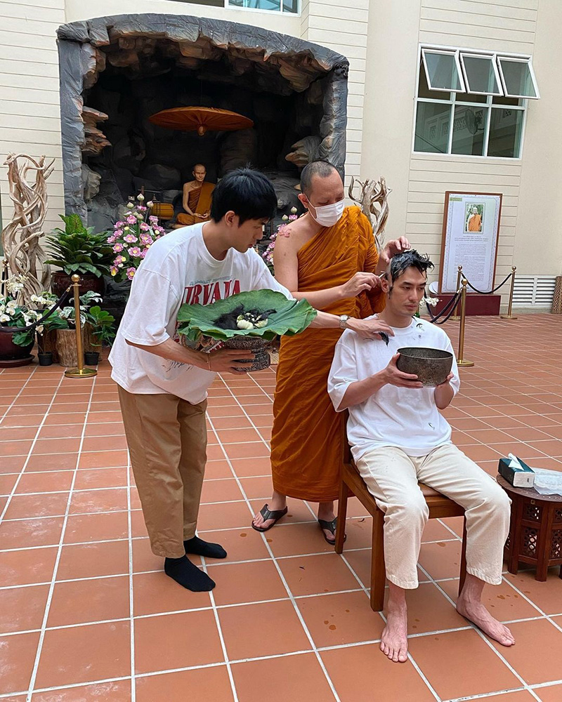 บอย ปกรณ์ บวชแล้ว ได้ฉายา กตปุญฺโญ ครอบครัว เฟย์ ร่วมอนุโมทนาบุญ