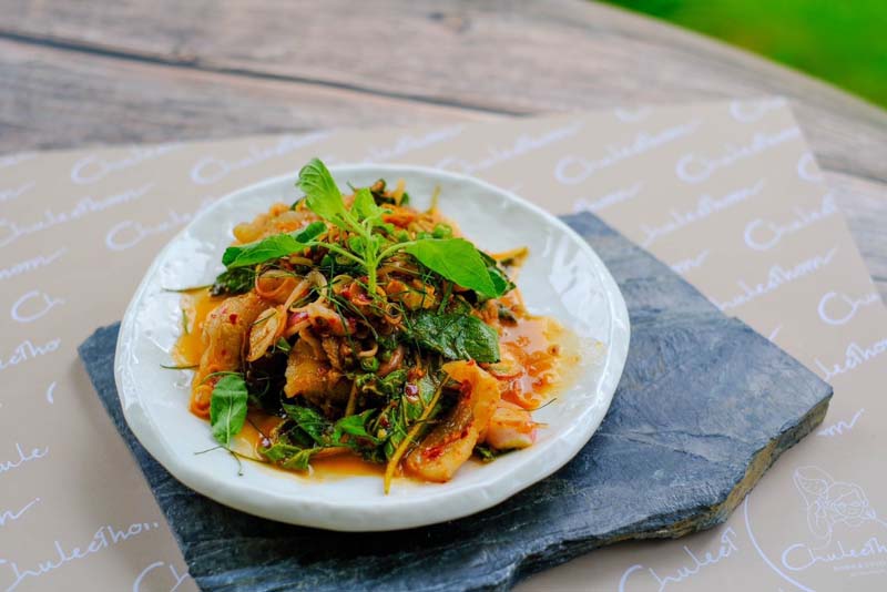 ร้านอาหารไทย-รามัญ ชุลีธร ย่านแบริ่ง