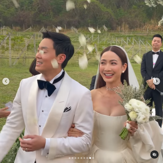 แต้ว ณฐพร ไฮโซณัย แต่งงาน