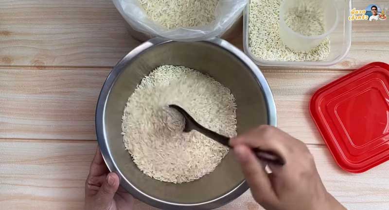 วิธีหุงข้าวเสาไห้