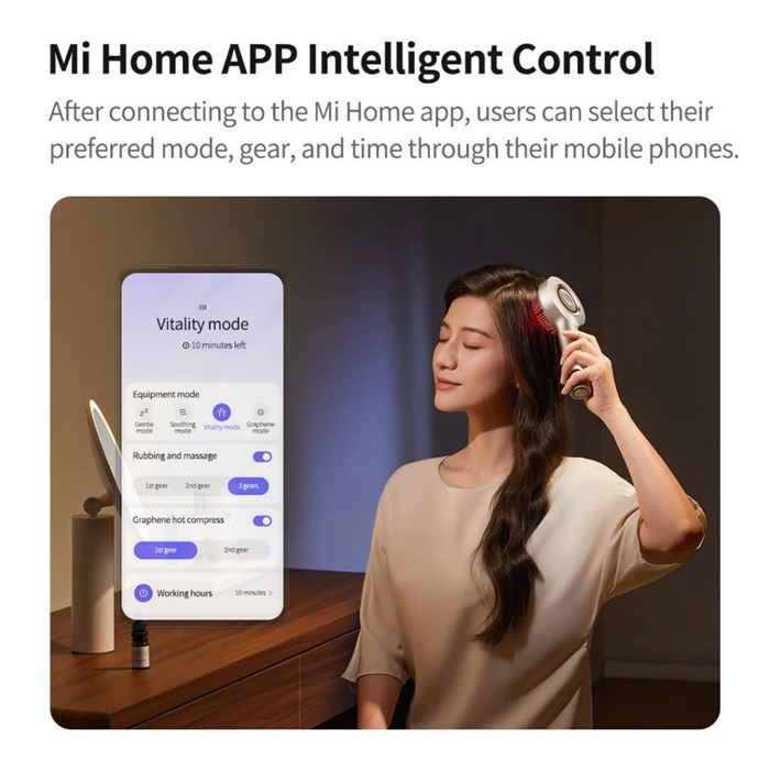 หวีนวดศีรษะอัจฉริยะ Xiaomi Mijia
