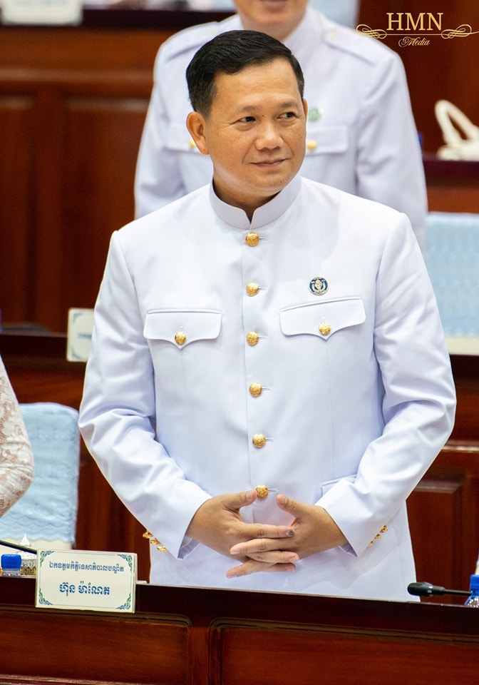 ฮุน มาเนต ผู้นำกัมพูชา ลูกชายสมเด็จฮุนเซ็น