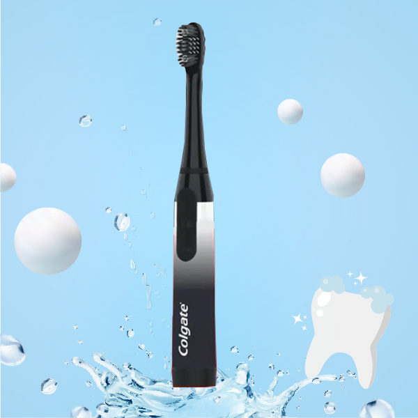 แปรงสีฟันไฟฟ้าคอลเกต 360 โซนิค ชาร์โคล 