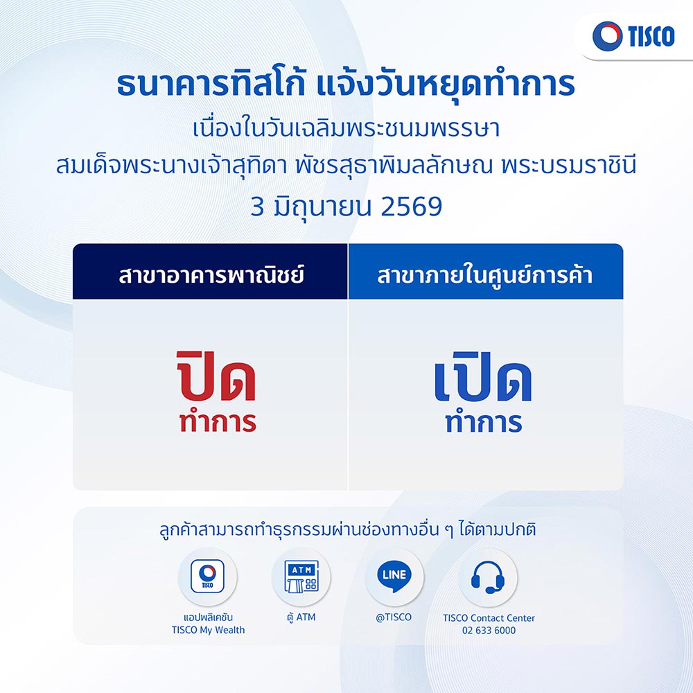 3 มิย ธนาคารปิดไหม