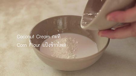 เค้กครีมชีสทุเรียนมะพร้าว