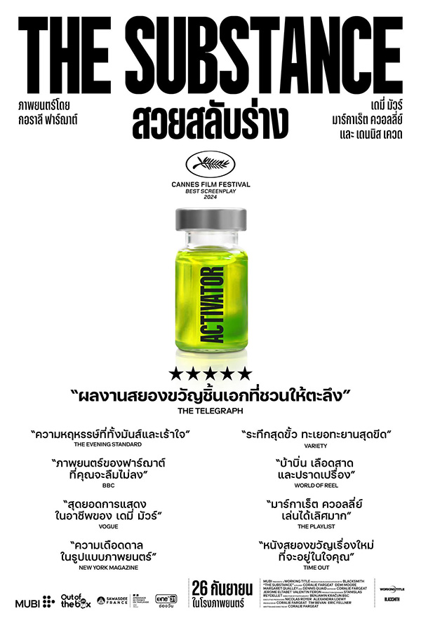 หนัง The Substance สวยสลับร่าง
