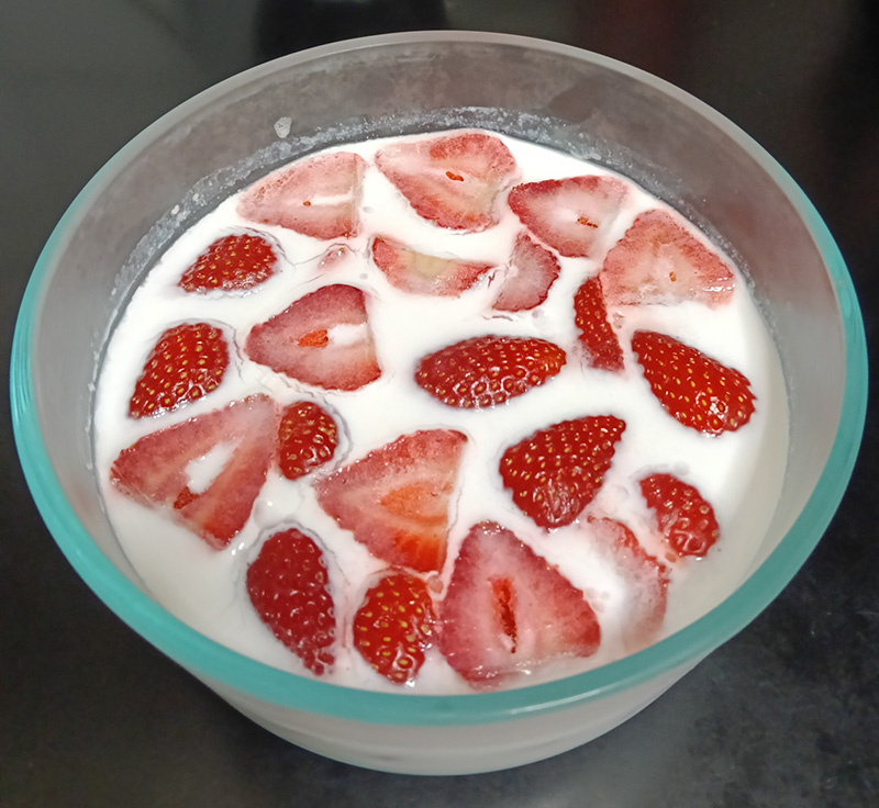 สูตรวุ้นกะทิสตรอว์เบอร์รี เมนูของหวาน สูตรขนม วุ้นกะทิ