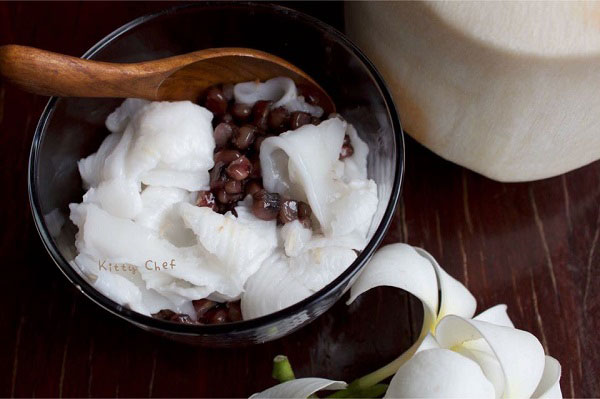 ข้าวโพดคลุกเนยมะพร้าวอ่อน