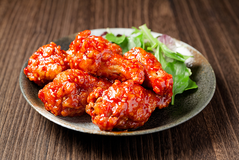 ไก่ทอดซอสเกาหลี เมนูเด็กหอ เมนูงบน้อย เมนูอาหารทำง่าย สูตรอาหาร