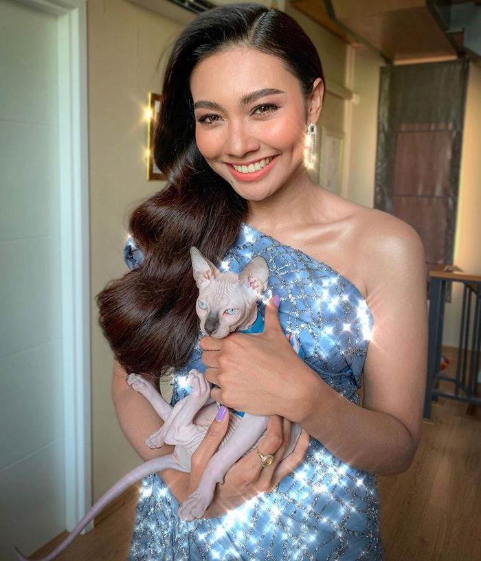 ดาราหญิงชอบเลี้ยงแมว