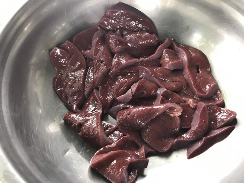 เมนูตับหมู