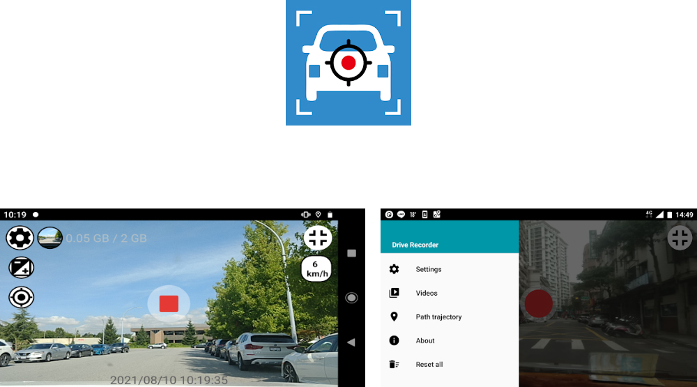 แอพกล้องหน้ารถ Android และ Ios ใช้มือถือแทนกล้องติดรถยนต์