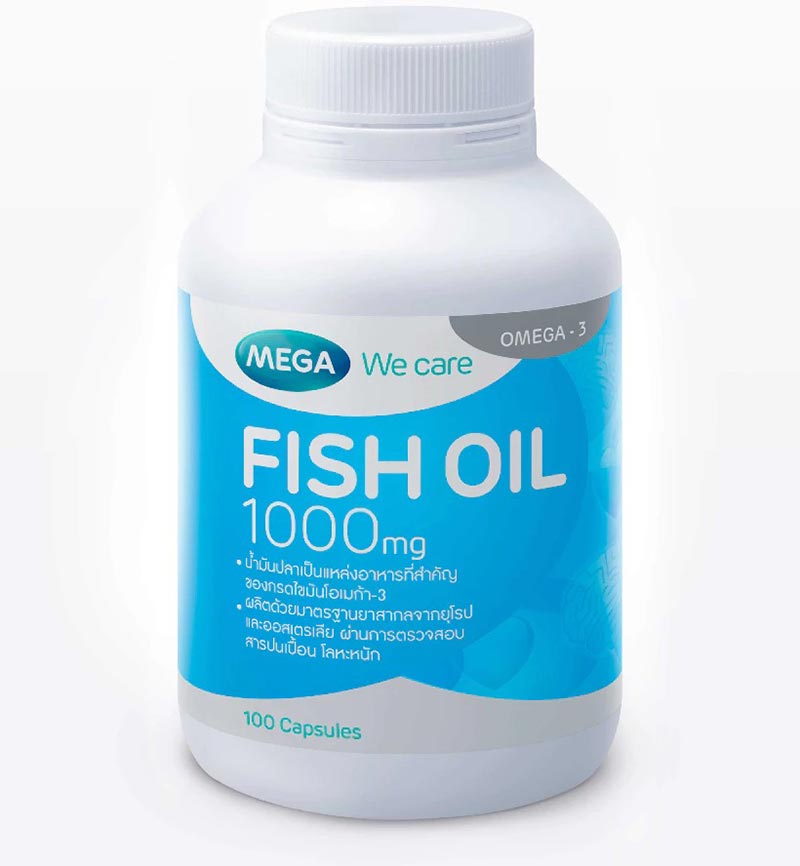 น้ำมันปลา MEGA We care FISH OIL 1000 MG 