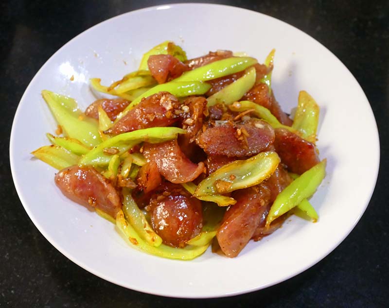 กุนเชียงผัดพริกหยวก เมนูพริกหยวก รวมสูตรเมนูพริกหยวก ผัดพริกหยวก อาหารไทย สูตรอาหาร