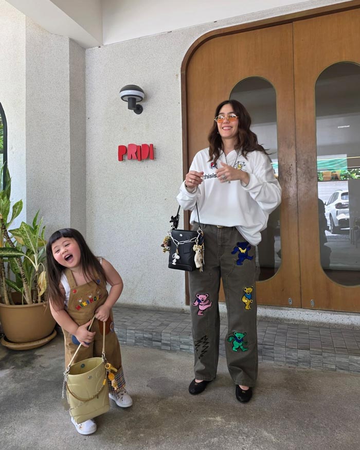 ชมพู่ อารยา น้องแอบิเกล