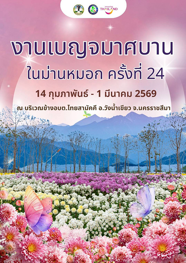 งานเบญจมาศบานในม่านหมอก 2569