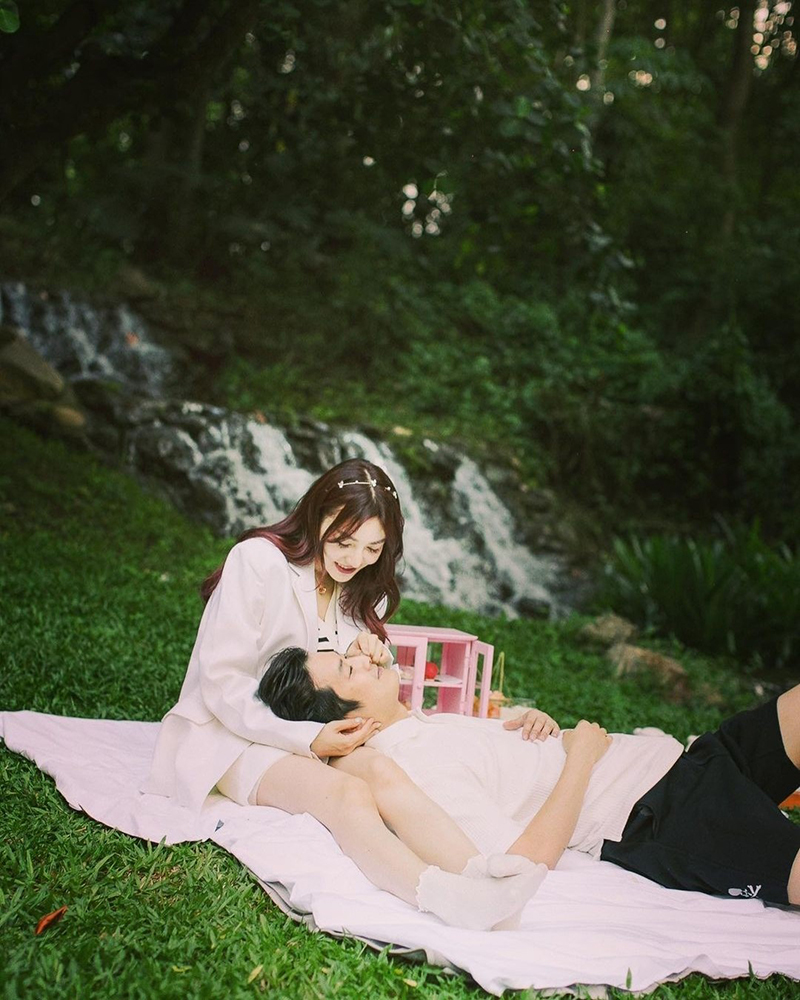 เชน ธนาตรัยฉัตร ถ่ายรูปครอบครัว