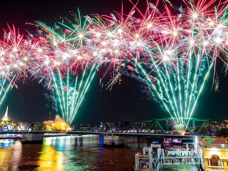 งานพลุสะพานพุทธ 2566 