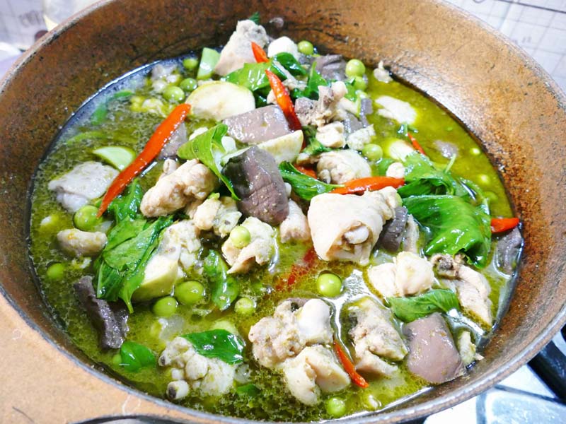 แกงเขียวหวานไก่