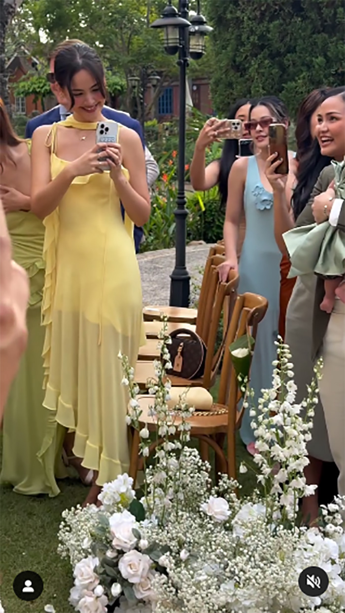 หญิง พลอยชมพู น้องสาวกอล์ฟ ไมค์ แต่งงานที่ไทย