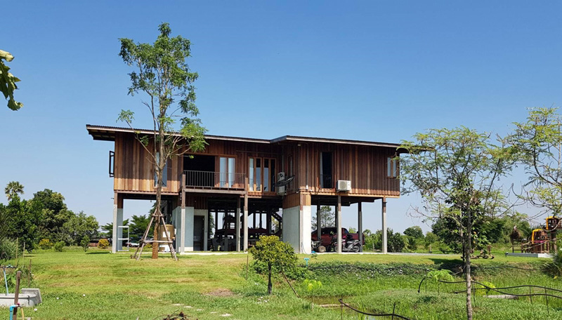 แบบบ้านไม้ใต้ถุนสูง