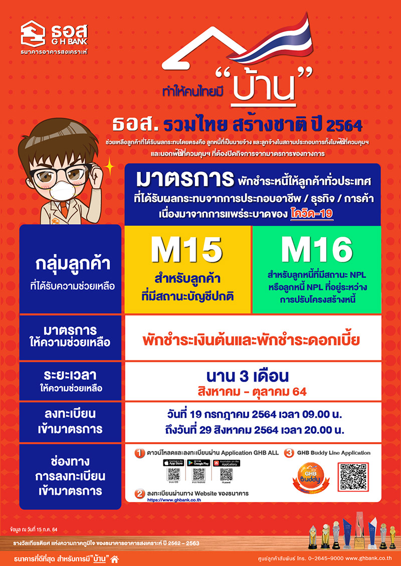 พักชําระหนี้ ธอส.