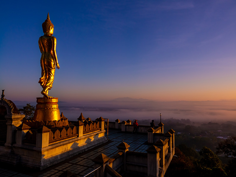 จุดชมวิววัดพระธาตุเขาน้อย จุดทะเลหมอกหน้าฝน 2569