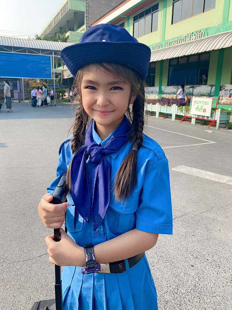 น้องผักบุ้ง ลูกสาว ทศพล หิมพานต์