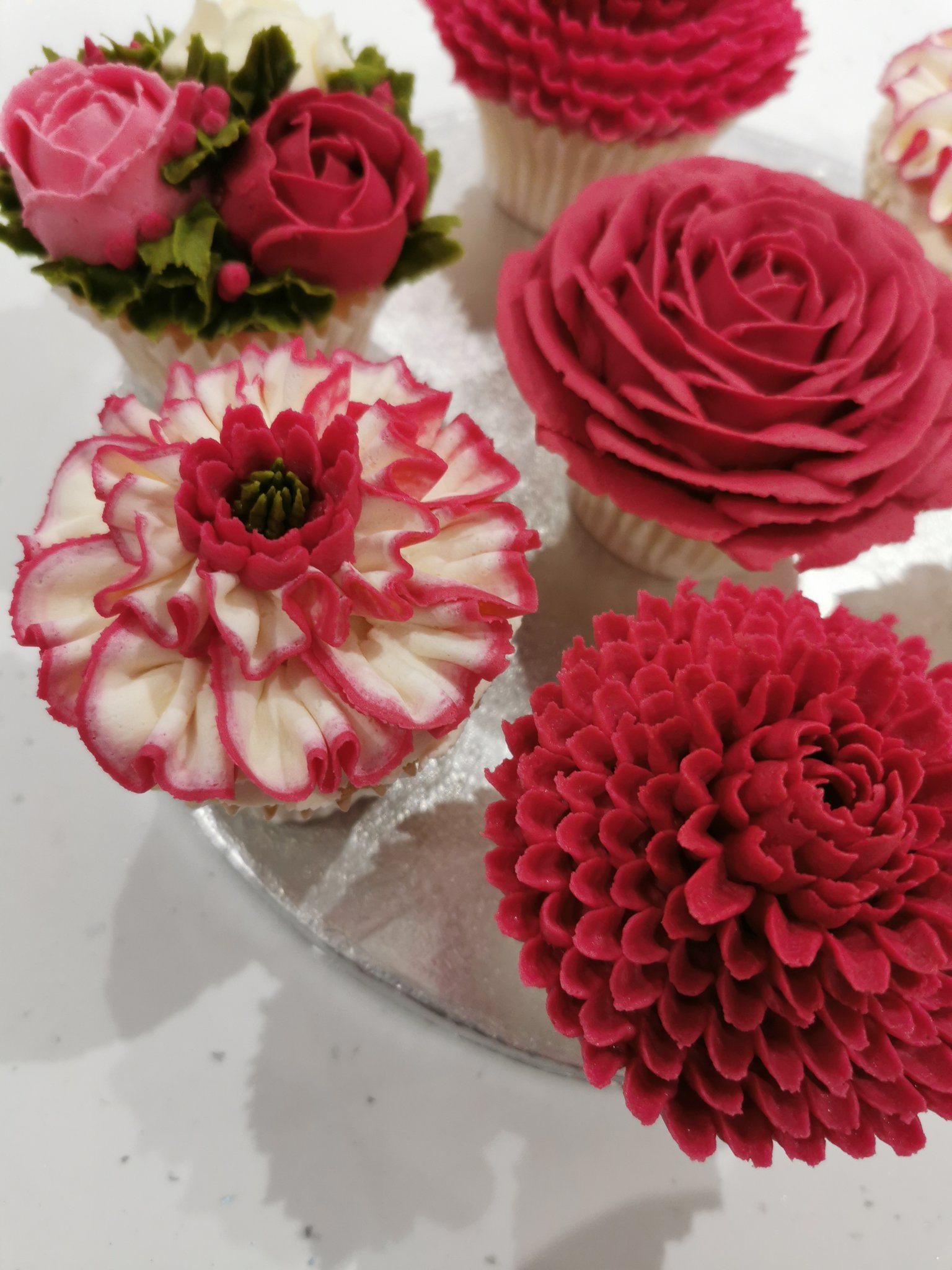 คัพเค้กช่อดอกไม้