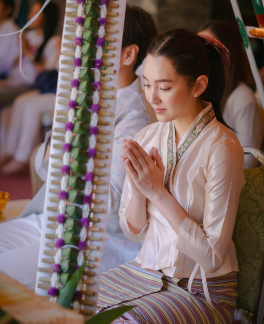 เบลล่า ราณี ชุดไปวัดดารา