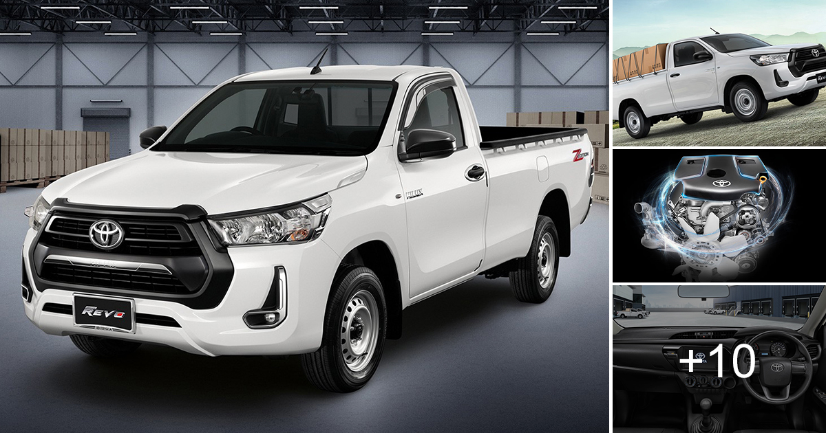 Toyota Hilux Revo Standard Cab 2022 ราคาเริ่มต้น 547,000 บาท รถกระบะตอน ...