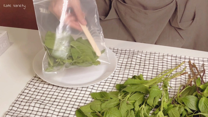 วิธีเก็บผักสด