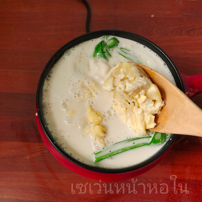 ข้าวเหนียวทุเรียน เมนูทุเรียน ของหวาน สูตรขนม