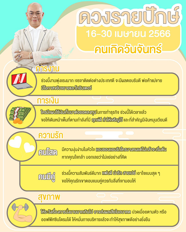 ดูดวงเดือนเมษายน
