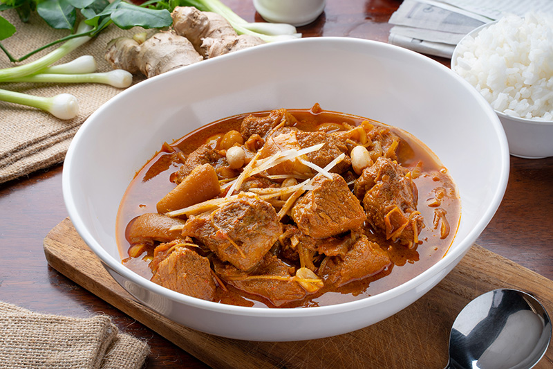 แกงฮังเล อาหารเหนือเมนูแกงไทยเปื่อยนุ่ม พ่วงวิธีทำพริกแกง