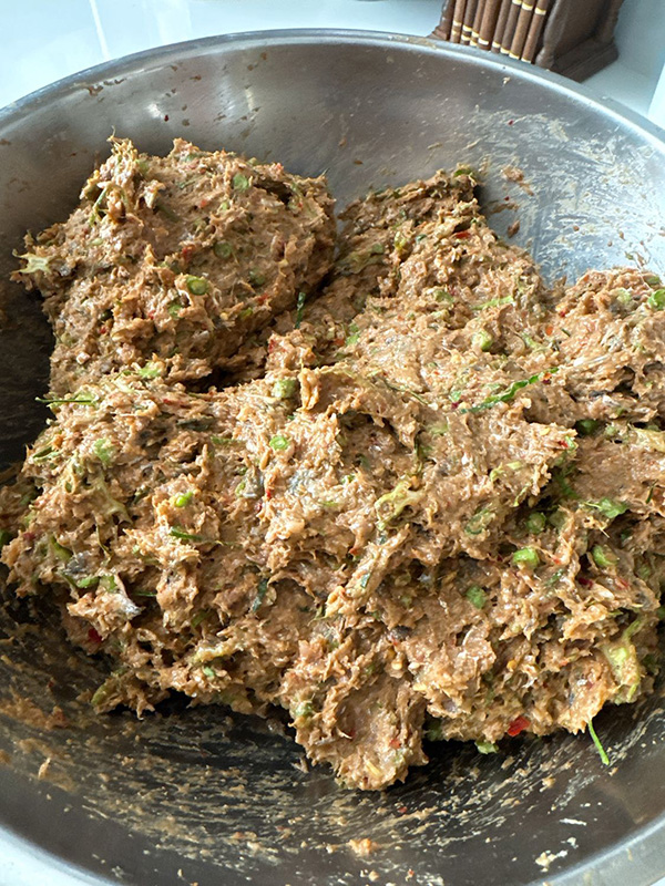 ปลาเห็ด ทอดมันปลา Thai fish cake เมนูอาหารไทย สูตรอาหารไทย