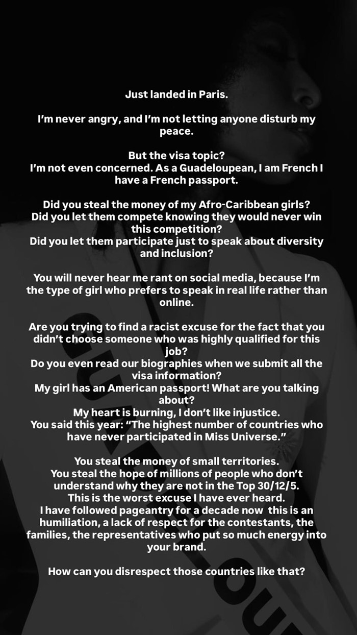 ดราม่า Miss Universe 2025 